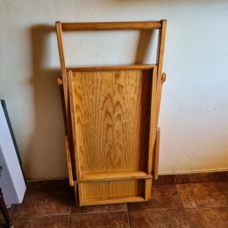 Carrito camarera madera vintage plegable