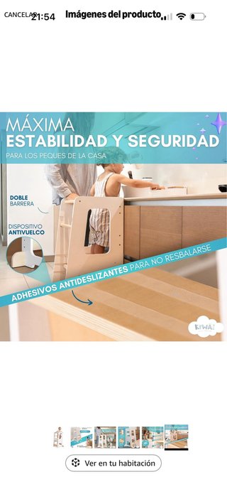 Torre de aprendizaje KYWAI blanca