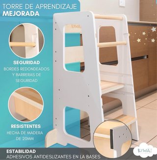 Torre de aprendizaje KYWAI blanca
