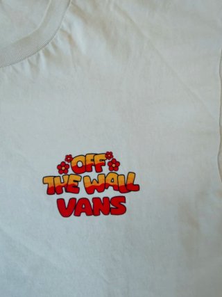 Camiseta Vans Manga Larga Beige