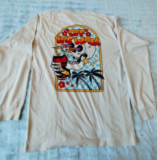 Camiseta Vans Manga Larga Beige