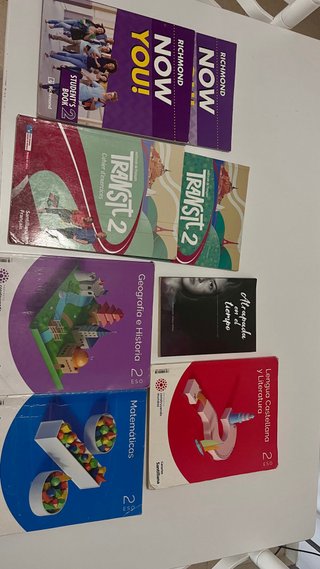 Libros de segundo de la eso.