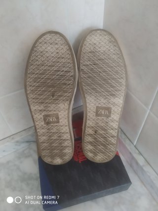 Sneakers slip on Zara in tessuto