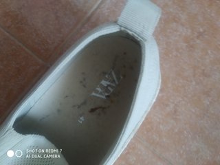 Sneakers slip on Zara in tessuto