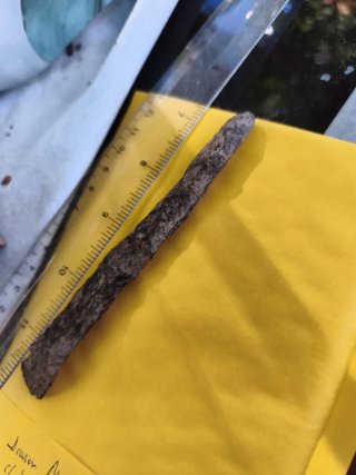 Fragmento de lanza antigua