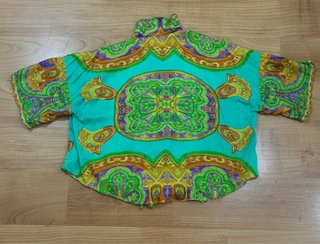 Blusa Zara Estampada Talla XL