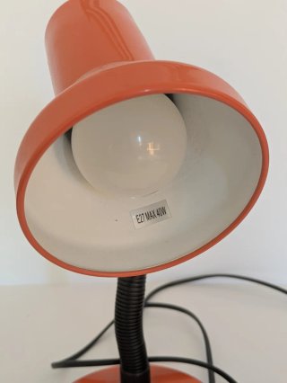 Lampada da Scrivania Arancione Vintage Style