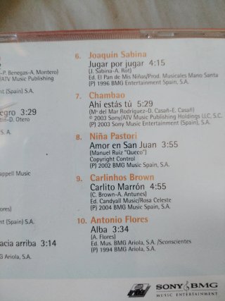 CD La Música Nos Mueve A Todos