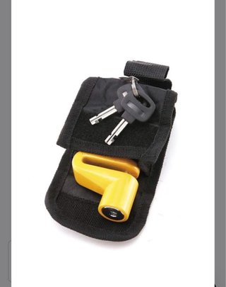 Candado Moto Disco 5.5mm + Funda