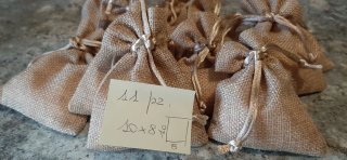 Sacchetti profumati in juta per armadi