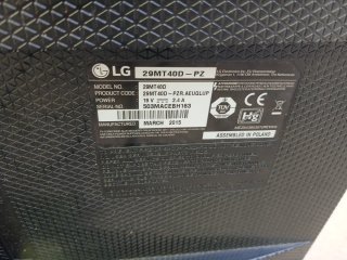 Monitor LG 29 Nero