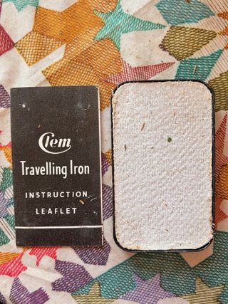 Plancha de viaje vintage "Clem" (Años 50)