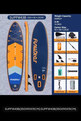 Tabla SUP + Kayak Funwater 350x90x15cm