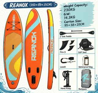 Tabla SUP + Kayak REANOX 350x89x15cm