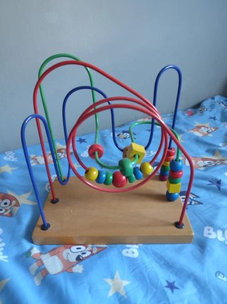 Juguete motricidad fina madera Montessori