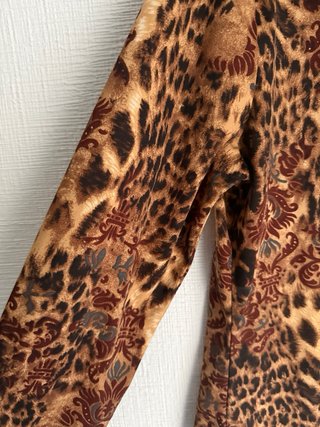 Camisa BIAGGINI animal print leopardo Talla M