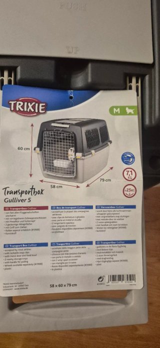 Transportín Trixie Gulliver 5 – Talla M a Estrenar
