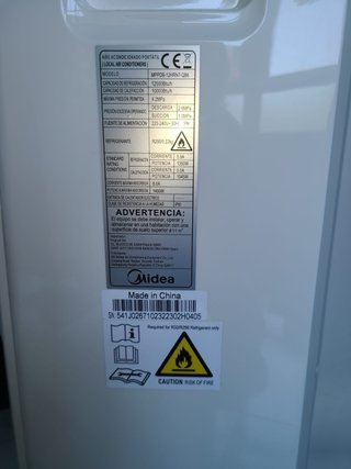 Aire Acondicionado Portátil Midea