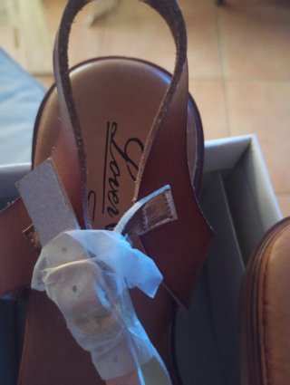 Sandali Lovery donna marrone e oro