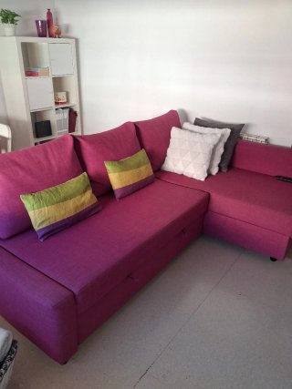 Sofá Cama Rosa 230x150