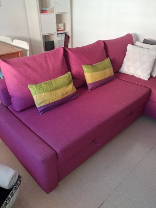 Sofá Cama Rosa 230x150
