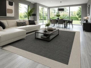 Grandi Tappeti in Vinile Beige e Grigio