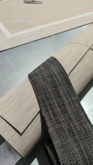Grandi Tappeti in Vinile Beige e Grigio