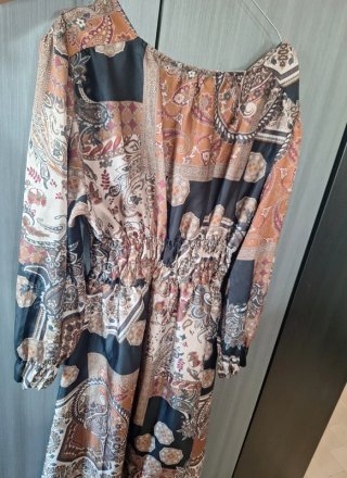 Abito lungo fantasia paisley L/XL
