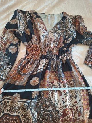 Abito lungo fantasia paisley L/XL
