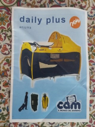 Parque Cuna de Viaje Cam Daily Plus