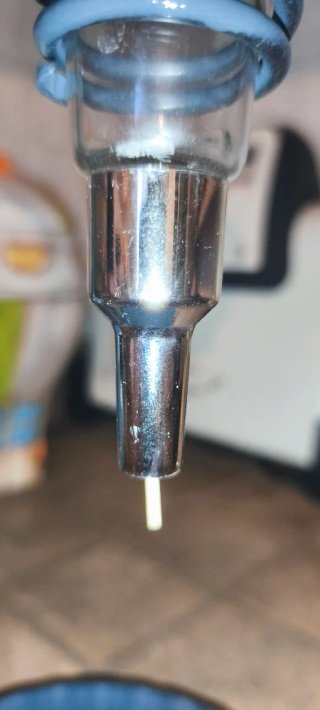 Decanter Vino Antico Vetro e Metallo