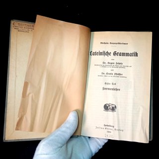 Raro Lateinische Grammatik 1934 Gaspey Otto Sauer