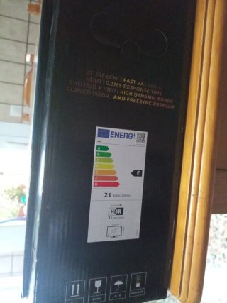 Pantalla AOC Negra