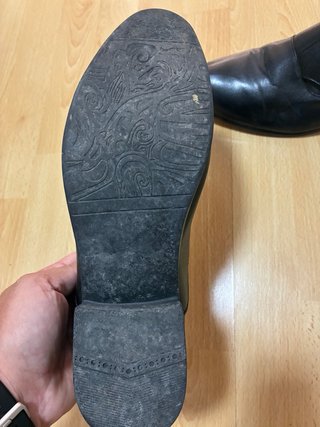 Zapatos de vestir negros usado dos ocasiones