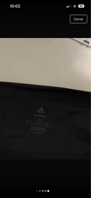 Mallas deportivas Adidas negras hombre