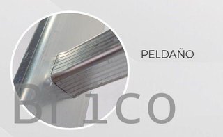 Escalera Aluminio Elite 3x12 - 3,44+3,44+3,44 M - 73-90-73x25mm