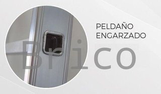 Escalera Aluminio 3x13 - 3,5+3,5+3,5 M - 66x25mm