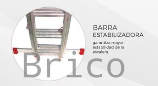 Escalera Aluminio 3x13 - 3,5+3,5+3,5 M - 66x25mm