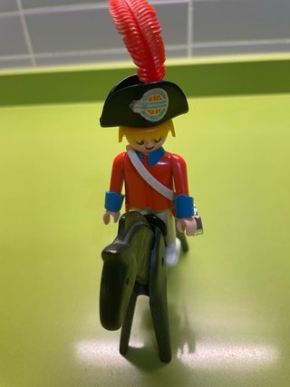Playmobil Capitán Inglés a Caballo 70 vintage