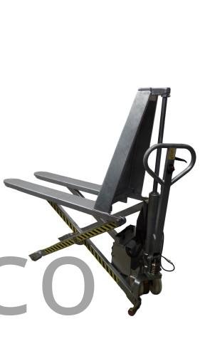 Transpaleta Tijera Galvanizada Eléctrica - 1000 Kg