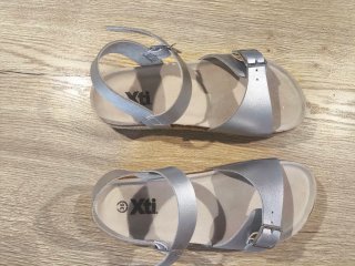 Sandalias Xti Niña Plata Talla 36