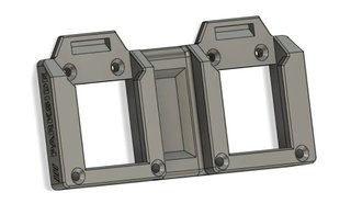2 Soportes rectos para 2 baterías PARKSIDE 20 V