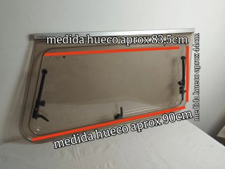 Ventana caravana redondeada derecha