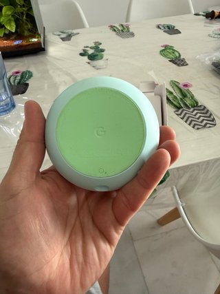Google Home Mini Aquamarina con caricatore originale