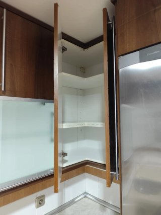 Muebles de cocina madera y metal