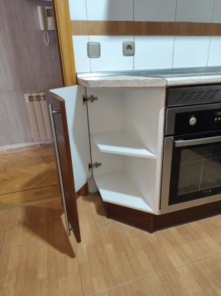 Muebles de cocina madera y metal