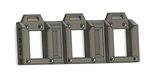 2 Soportes rectos para 3 baterías PARKSIDE 20 V
