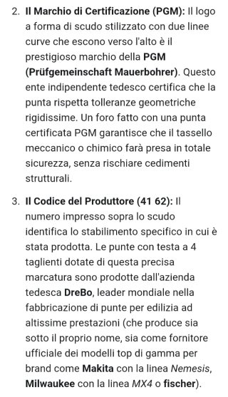 Punte SDS Plus per tassellatore mm18