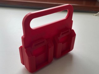 Soporte Porta 4 Baterías Parkside 20 V