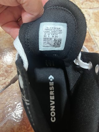 Converse Negras Talla 39